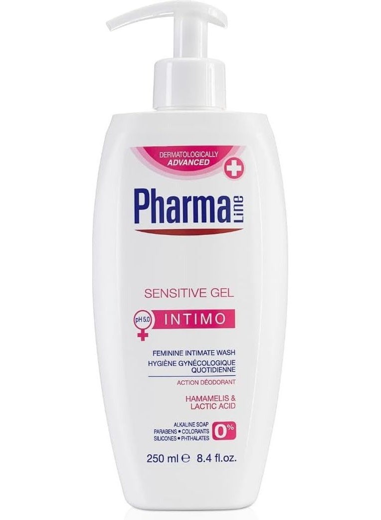 فارمالاين جل غسول للمناطق الحساسة للنساء، بخلاصة الهاماميليس وحمض اللاكتيك، مزيل للعرق، خالٍ من الصابون، 250 مل - Image 1